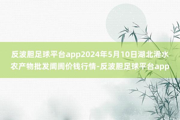 反波胆足球平台app2024年5月10日湖北浠水农产物批发阛阓价钱行情-反波胆足球平台app