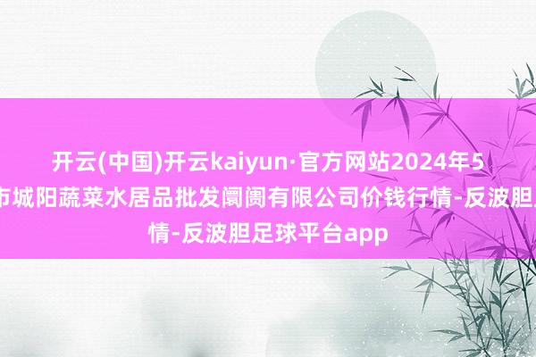 开云(中国)开云kaiyun·官方网站2024年5月17日青岛市城阳蔬菜水居品批发阛阓有限公司价钱行情-反波胆足球平台app