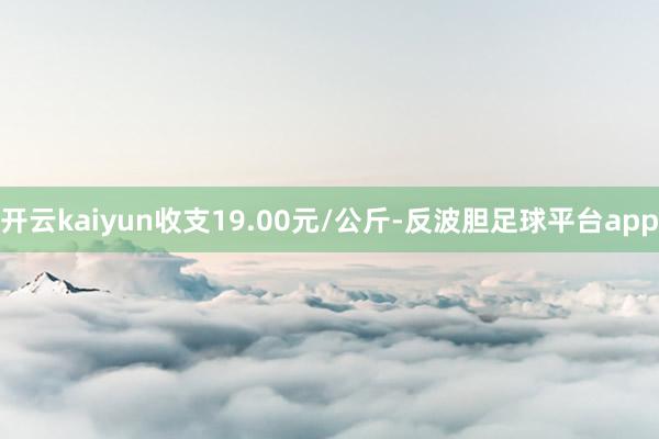 开云kaiyun收支19.00元/公斤-反波胆足球平台app